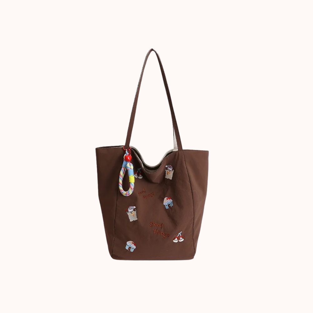 Fioratta Embroidered Tote Bag