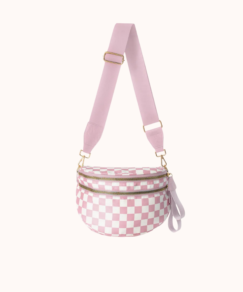 Valla Checkered Crossbody Bag
