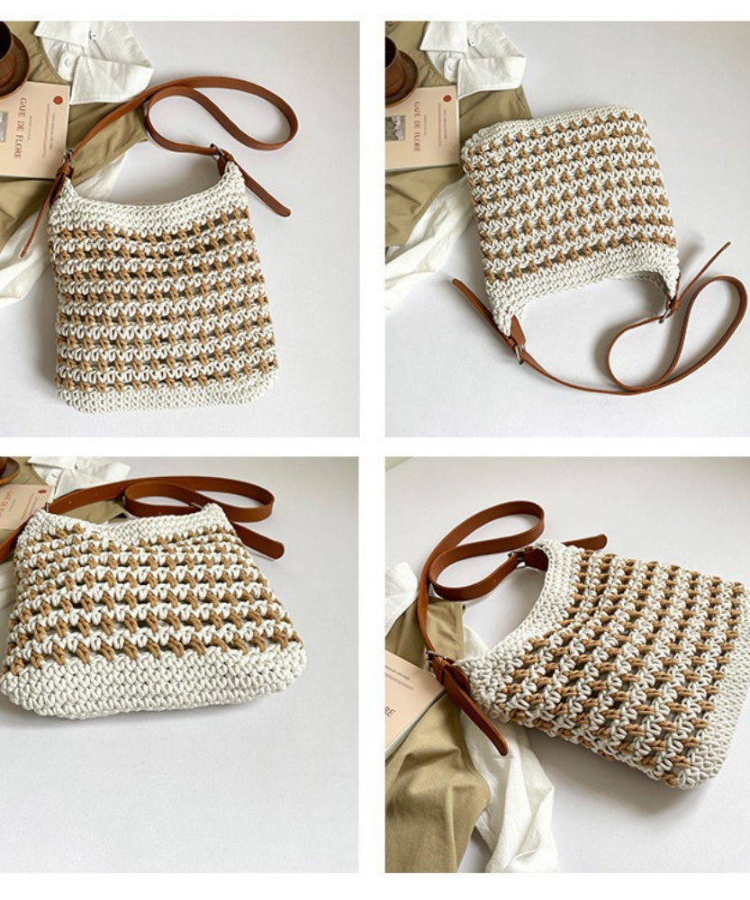 Briselia Woven Shoulder Bag