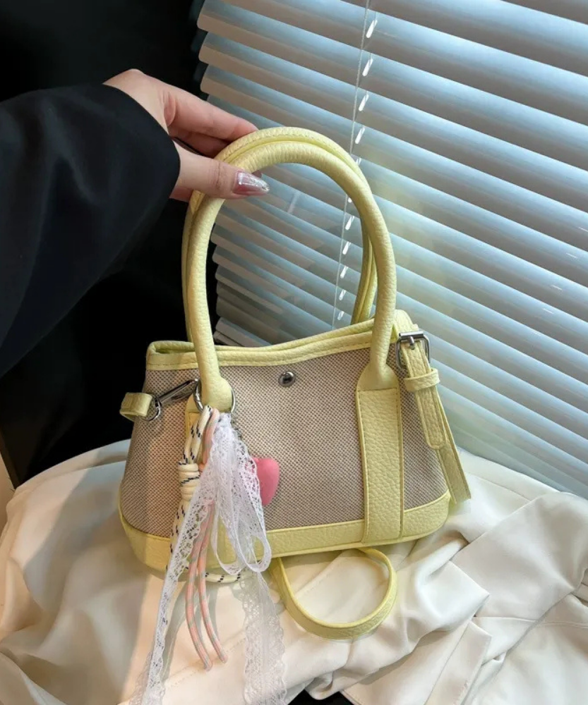 Liorvane Lace Charm Mini Handbag