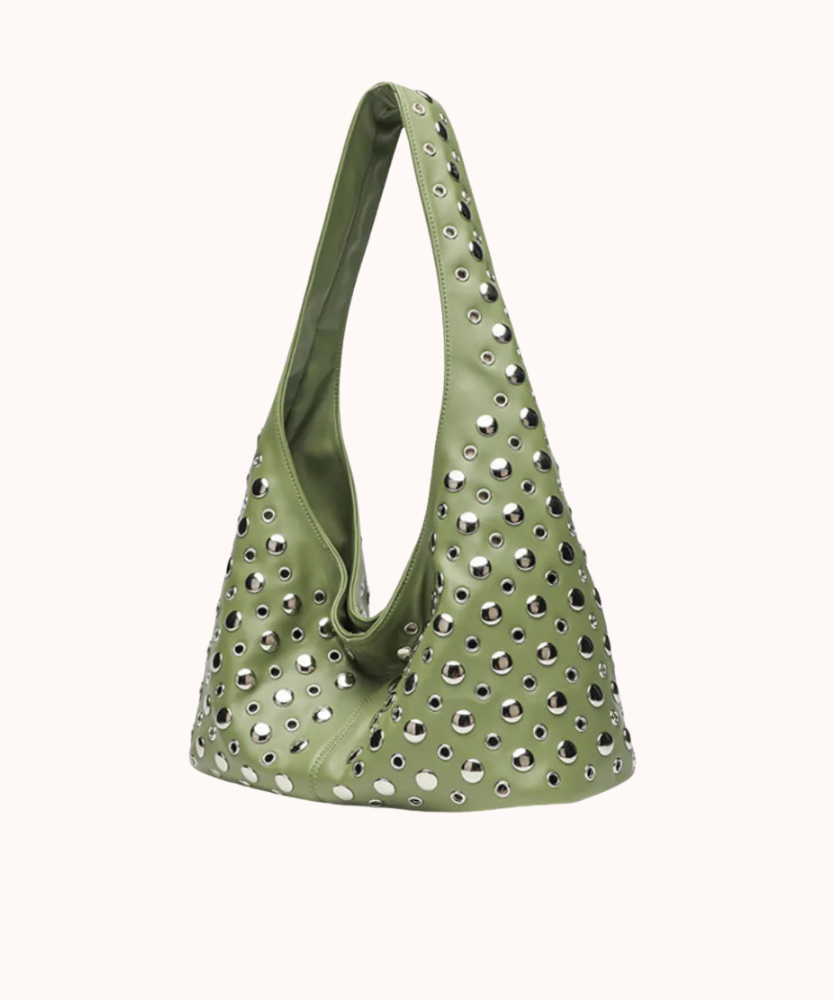 Heloise Vegan Leather Hobo Bag