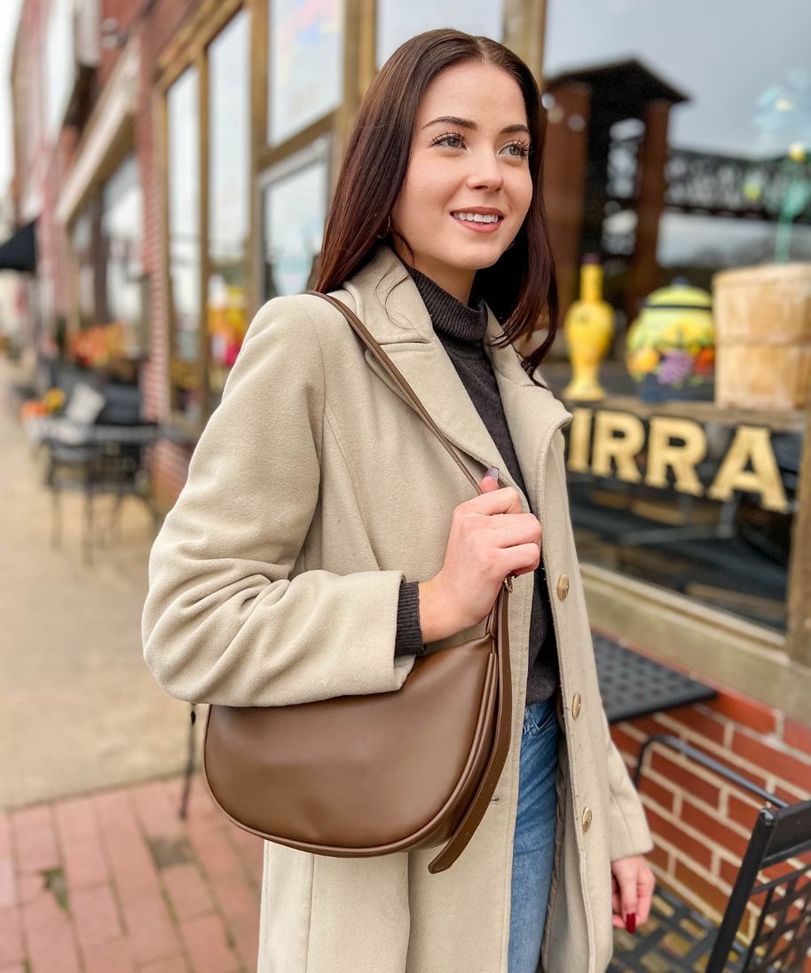 Belloria Vegan Leather Crossbody Bag
