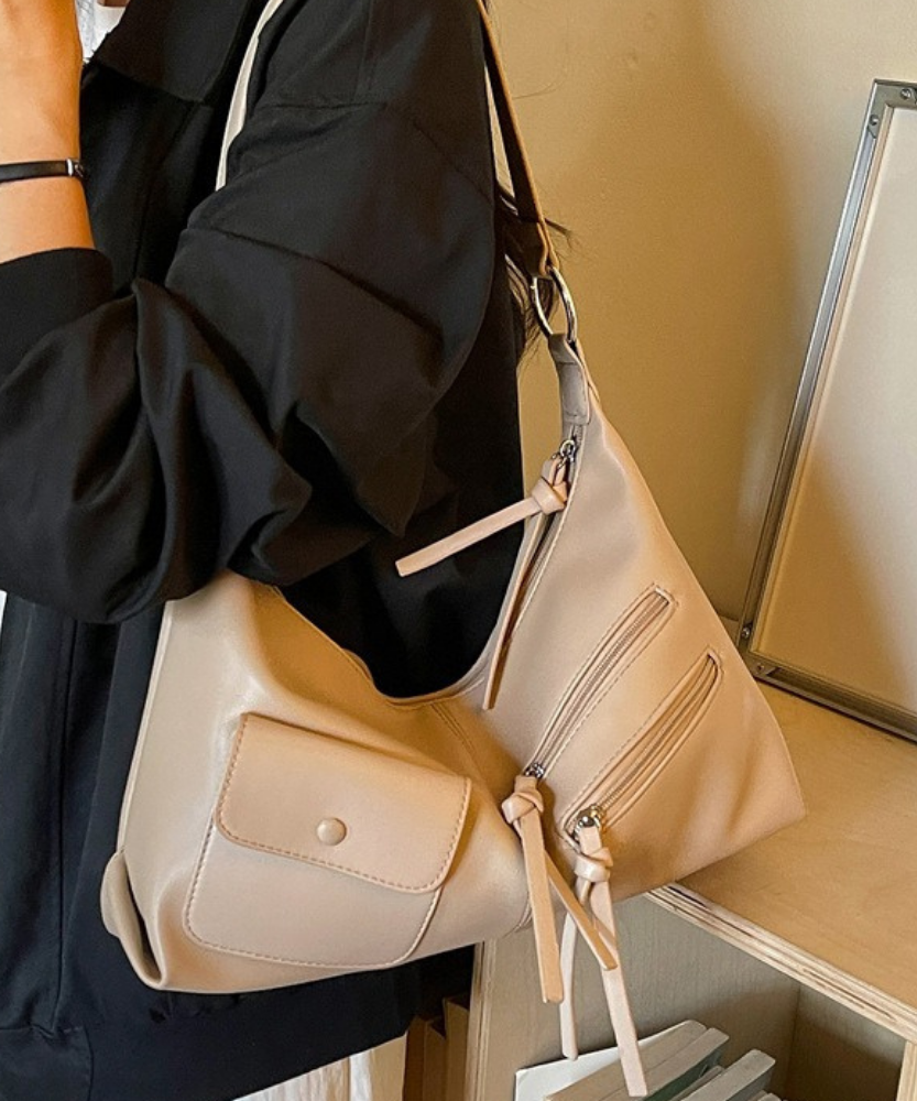 Tazielle Zip Pocket Shoulder Bag