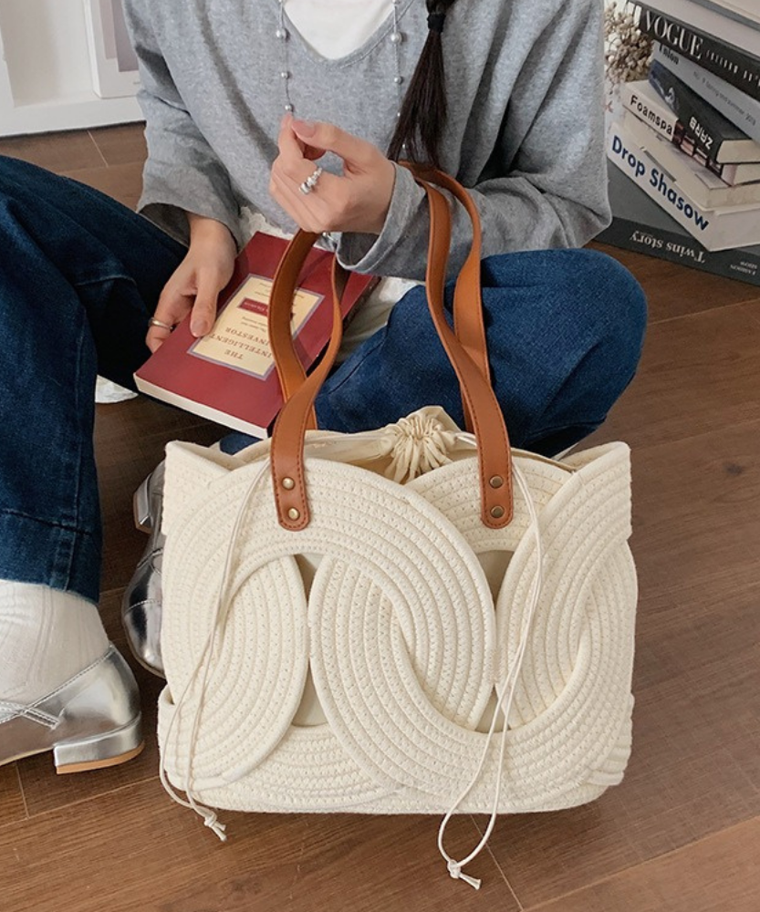 Tyvera Woven Shoulder Bag