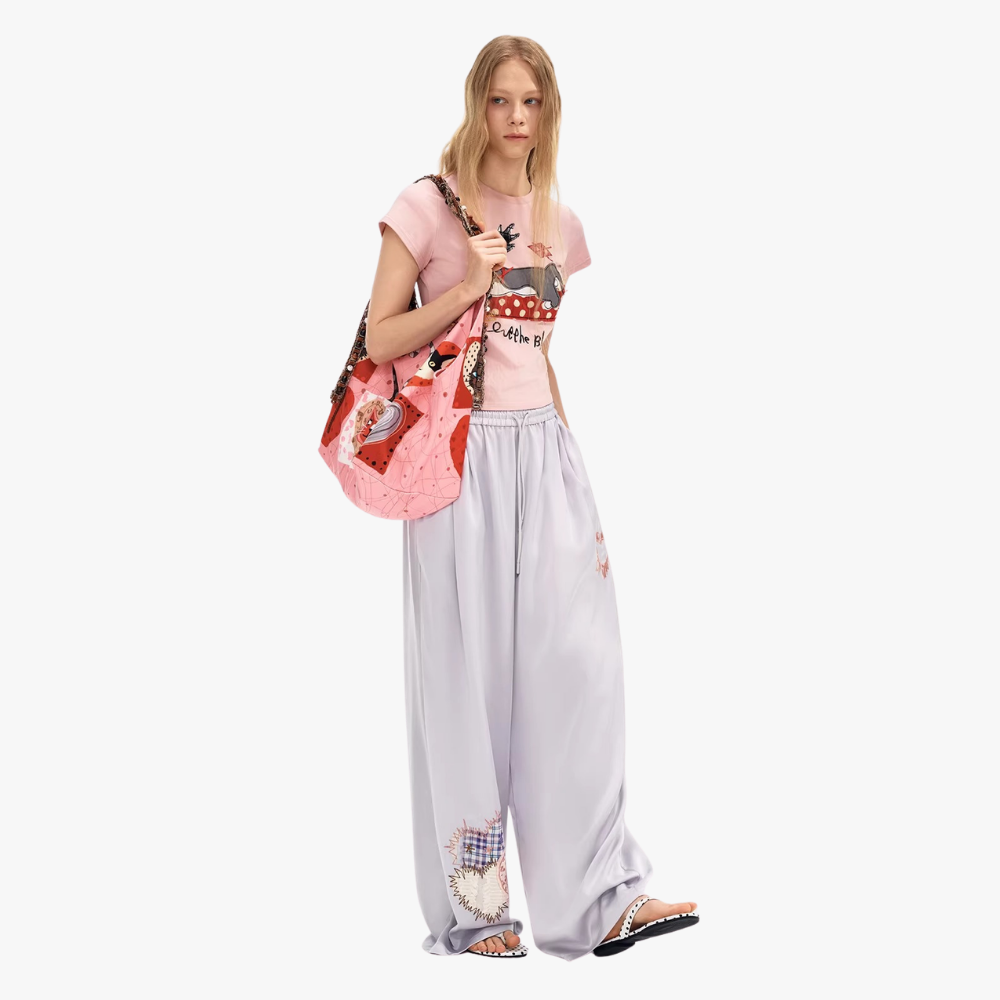 Cœuria Cat Print Shoulder Bag