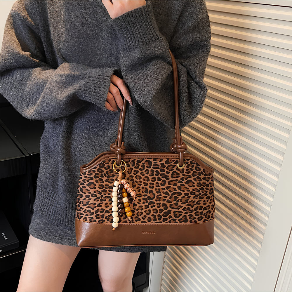 Zeref Textured Shoulder Bag