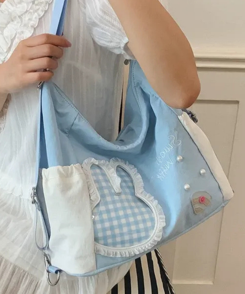 Lusette Bunny Patch Shoulder Bag