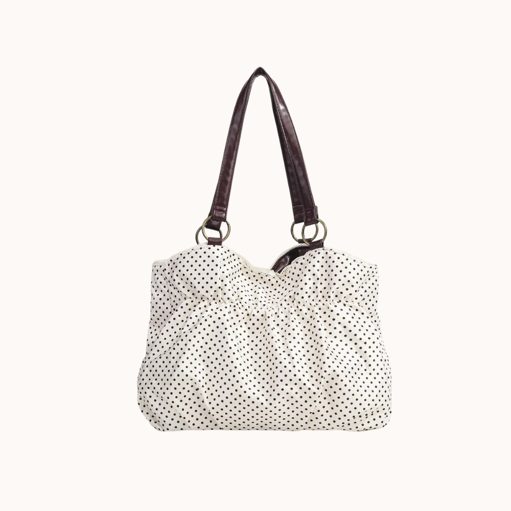 Kaly Ruched Bow Shoulder Bag
