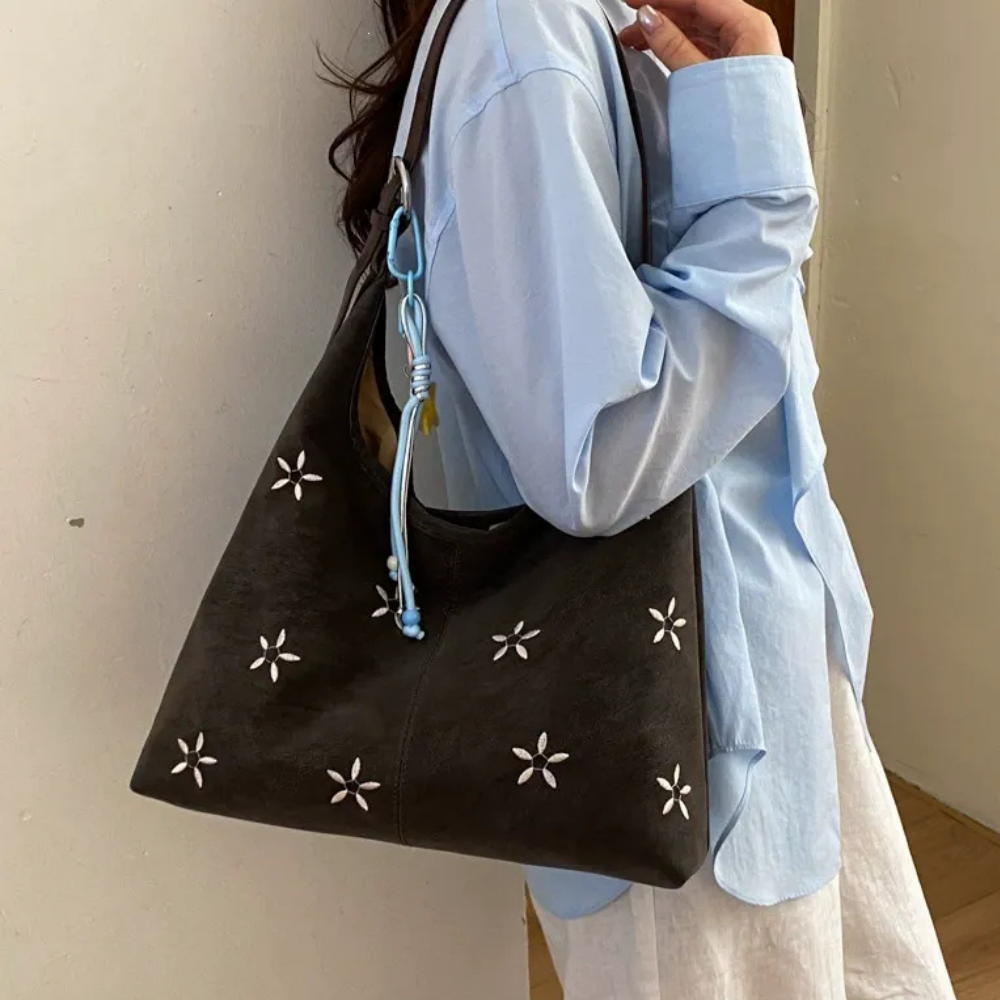 Violette Floral Bucket Bag
