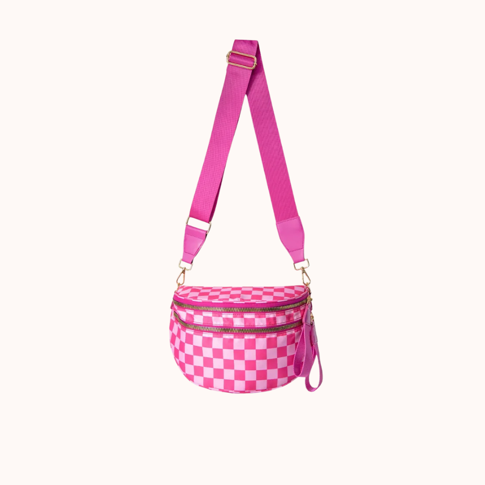 Valla Checkered Crossbody Bag