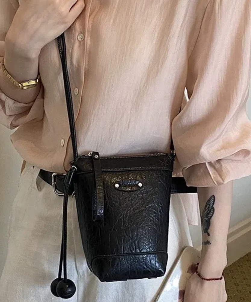 Safrina Charm Bucket Bag