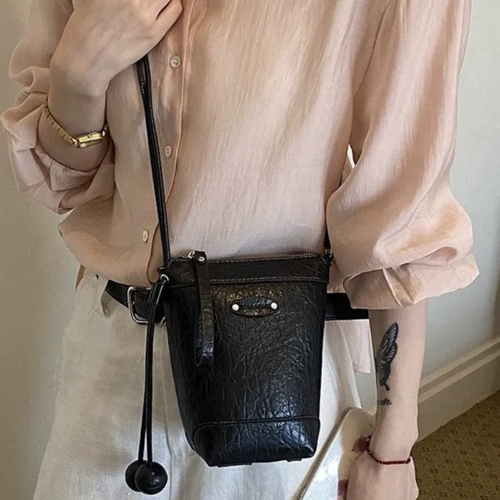 Safrina Charm Bucket Bag
