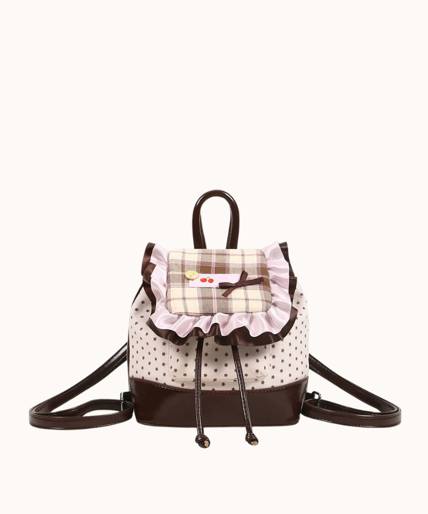 Thessa Ruffled Mini Backpack