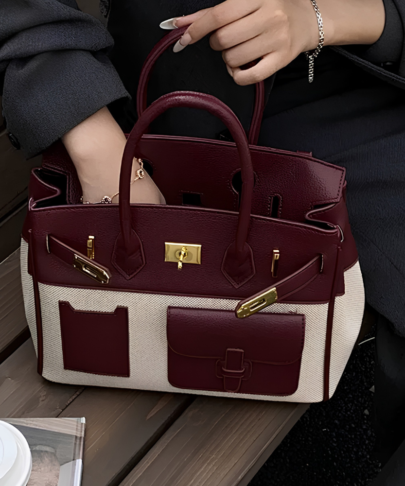 Ambrisa Pocket Satchel Bag