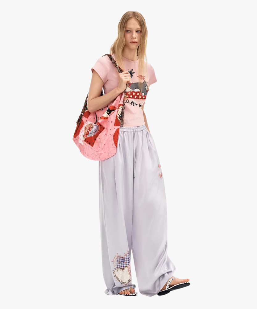 Cœuria Cat Print Shoulder Bag