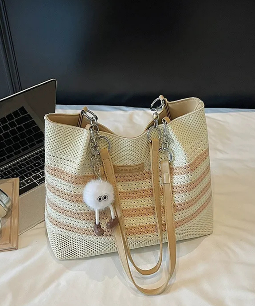 Vivelle Woven Tote Bag
