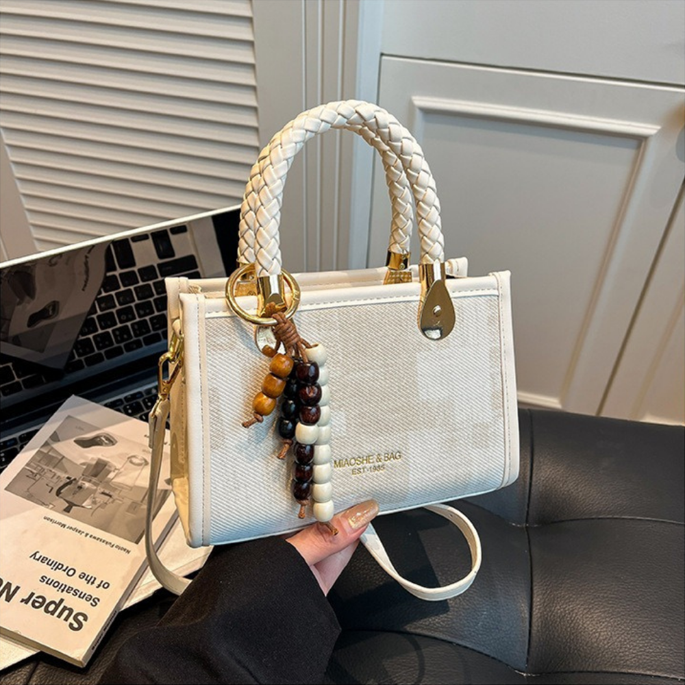 Capucine Braided Handle Mini Handbag