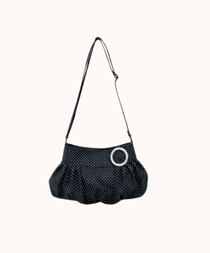 Taviola Polka Dot Shoulder Bag