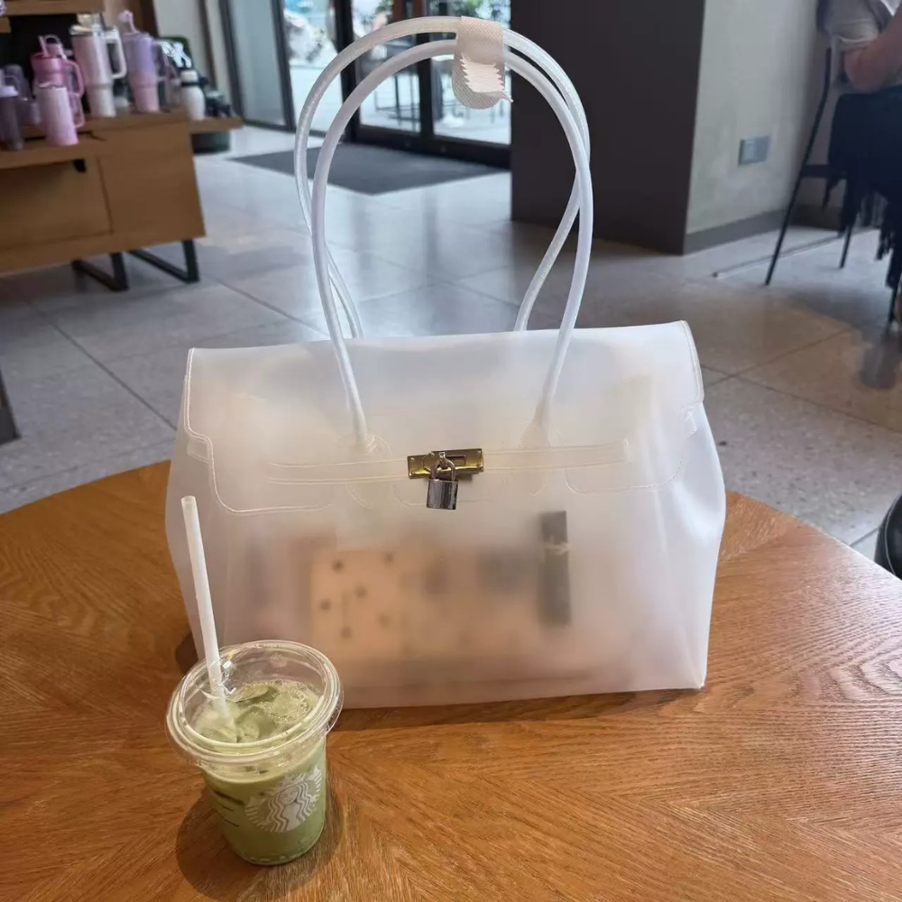 Petalune Lock Tote Bag