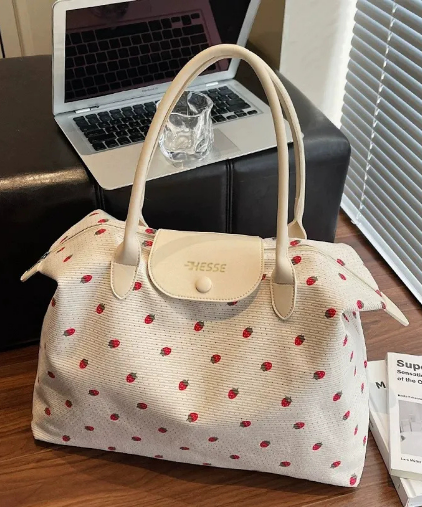 Fraiselle Strawberry Tote Bag