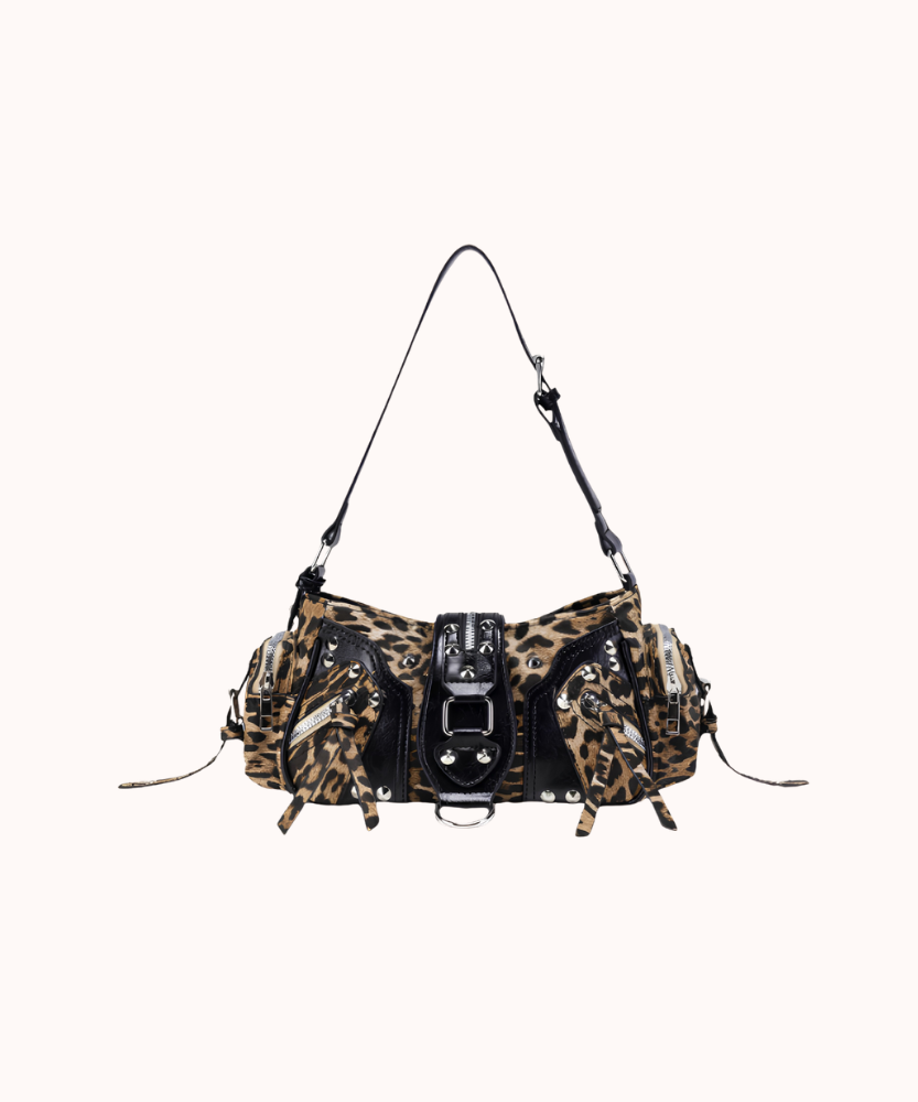 Fauvine Leopard Shoulder Bag