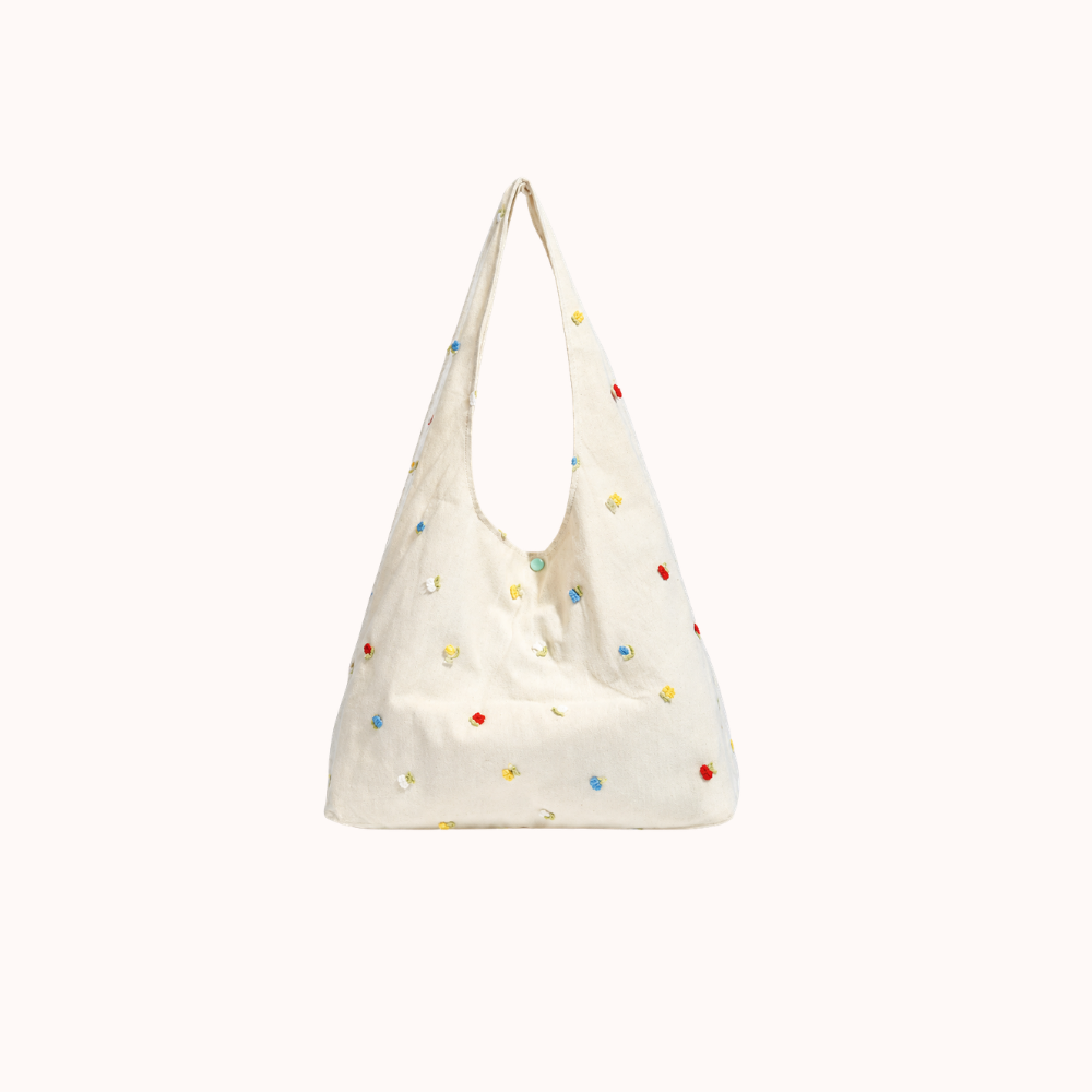 Antria Embroidered Shoulder Bag
