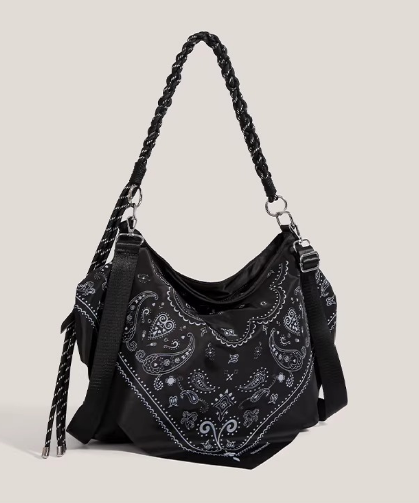 Noctelle Bandana Print Shoulder Bag