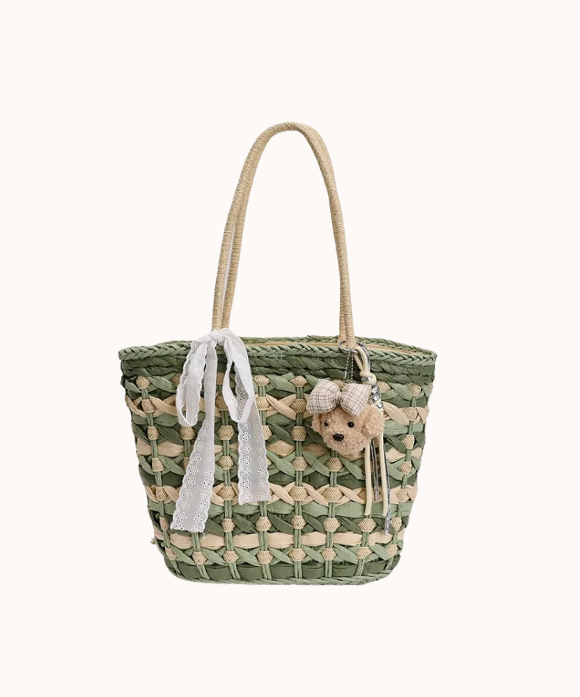 Sylka Woven Tote Bag
