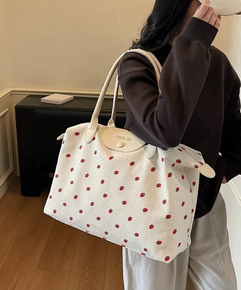 Fraiselle Strawberry Tote Bag