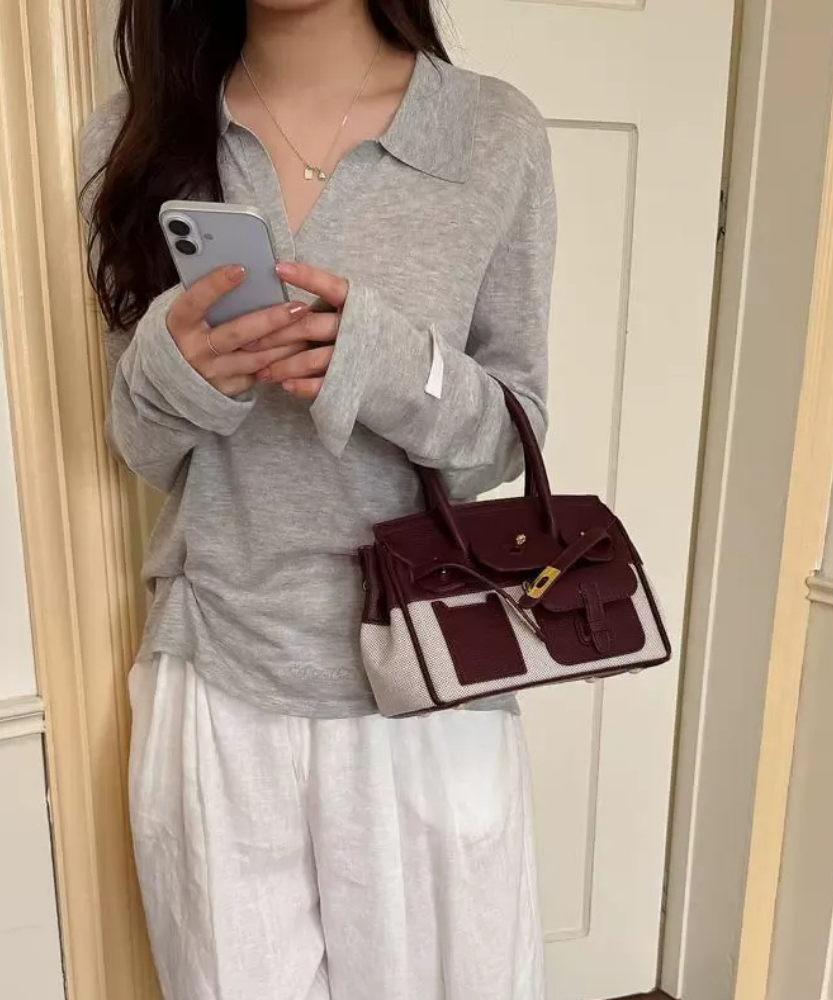 Ambrisa Pocket Satchel Bag