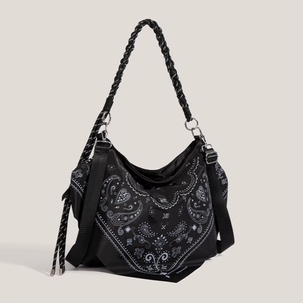 Noctelle Bandana Print Shoulder Bag