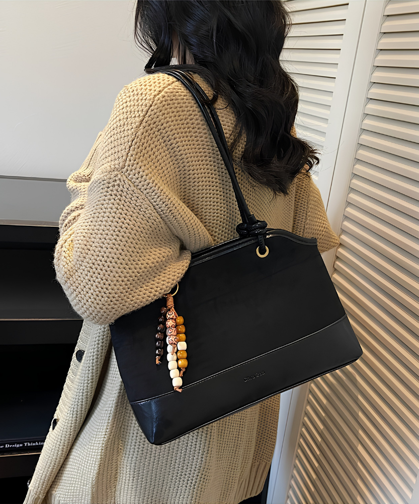 Zeref Textured Shoulder Bag