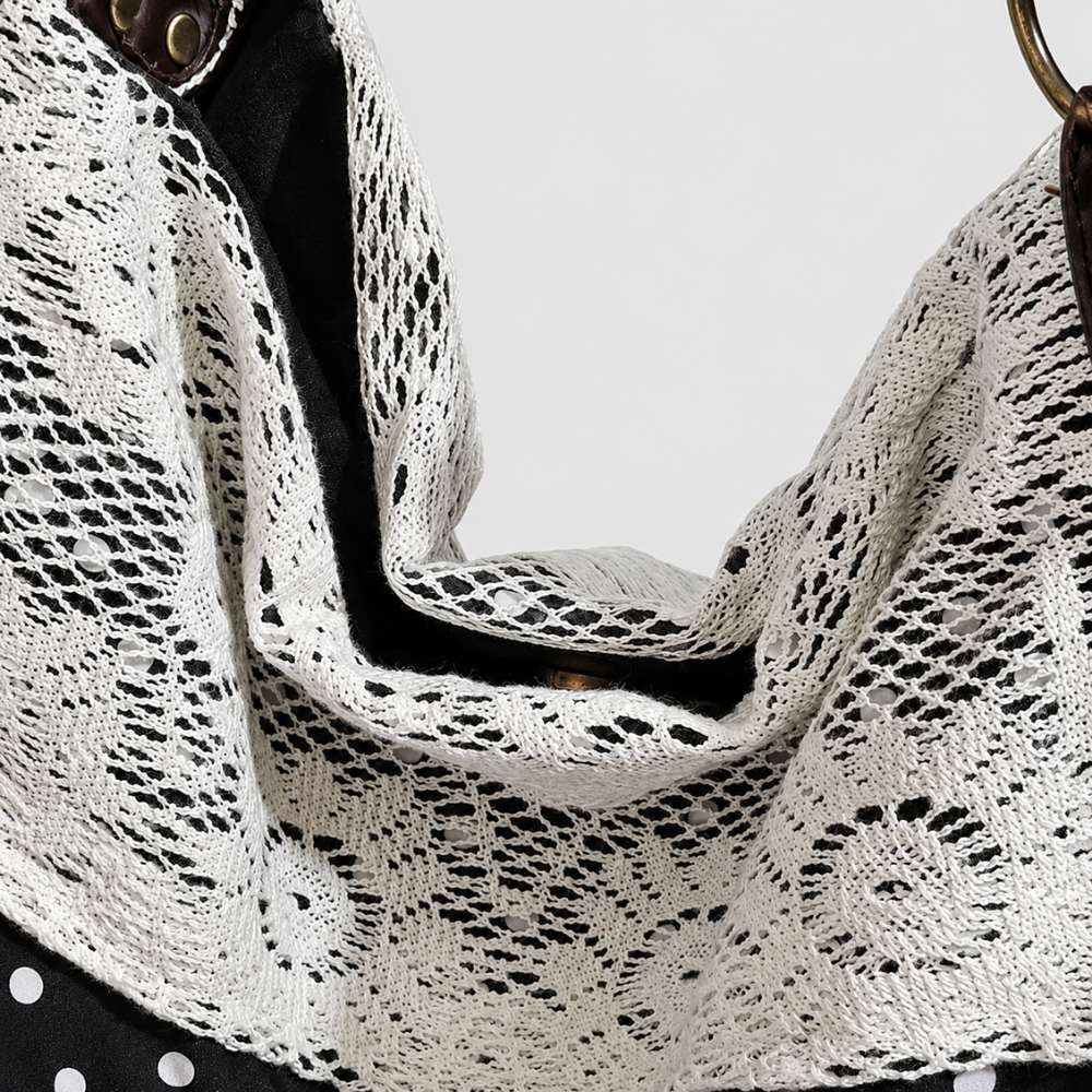 Nivoria Polka Dot Shoulder Bag
