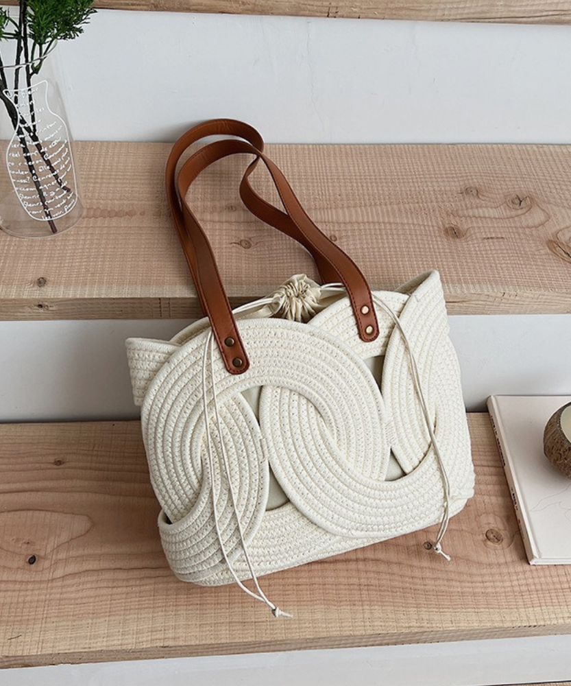 Tyvera Woven Shoulder Bag