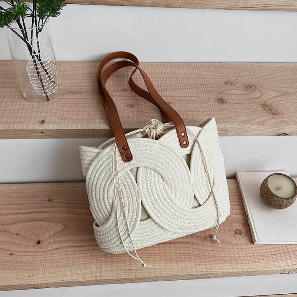 Tyvera Woven Shoulder Bag