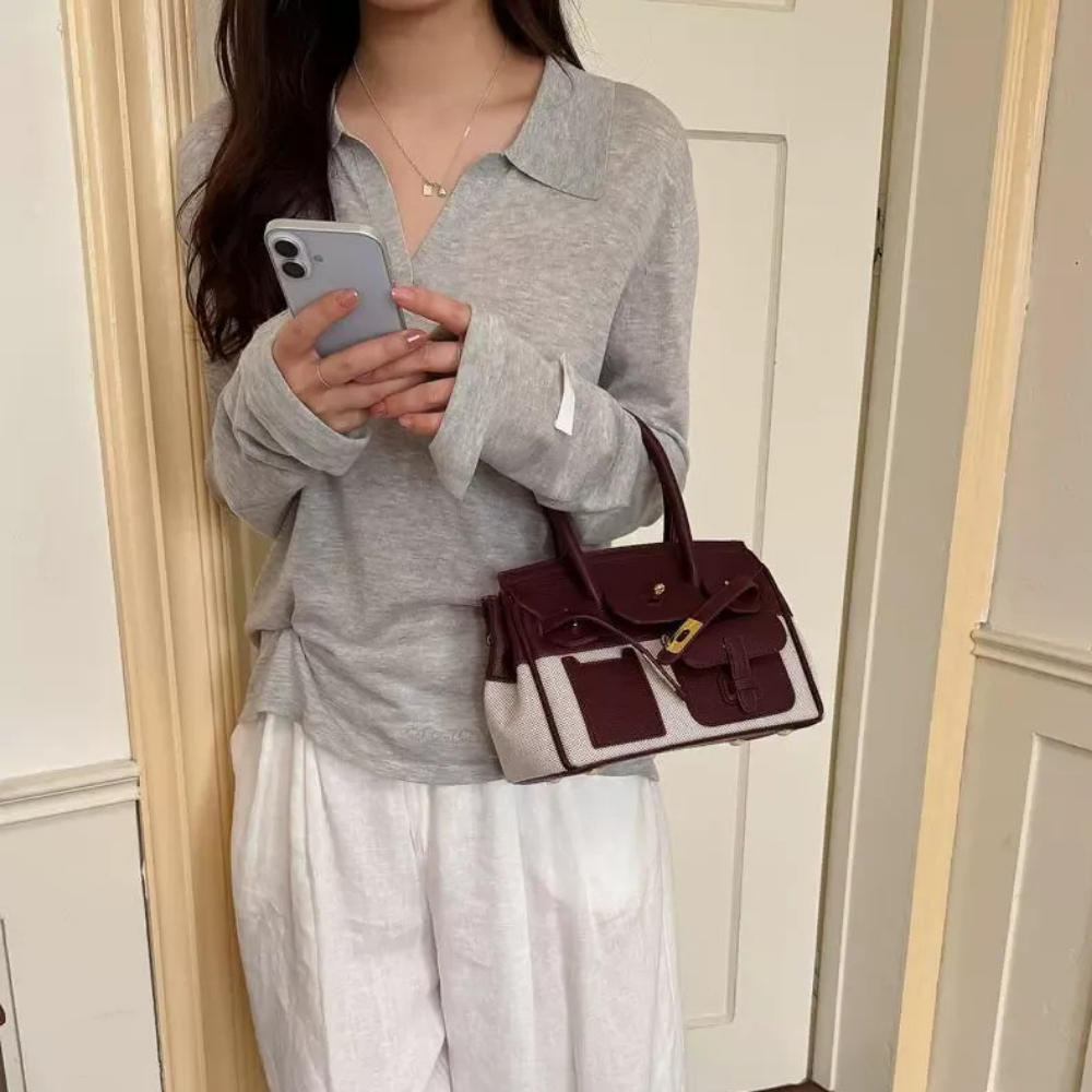 Ambrisa Pocket Satchel Bag