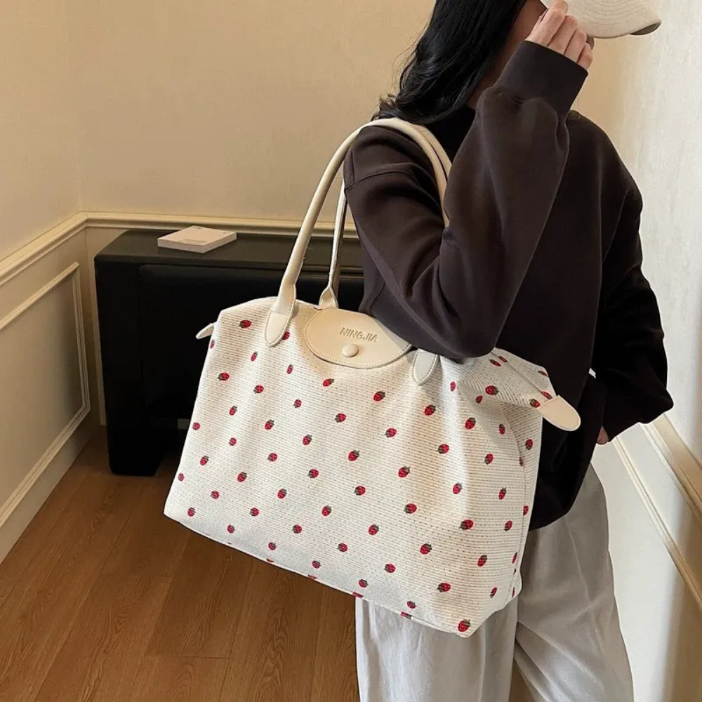 Fraiselle Strawberry Tote Bag