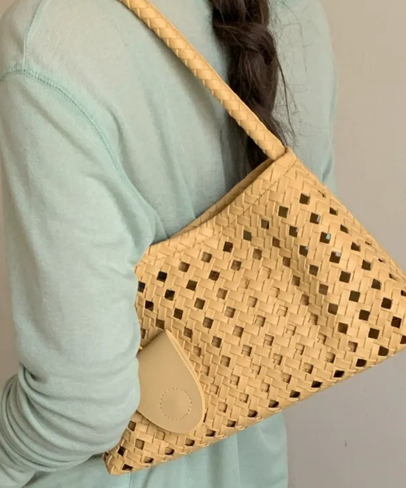 Tesoria Woven Shoulder Bag
