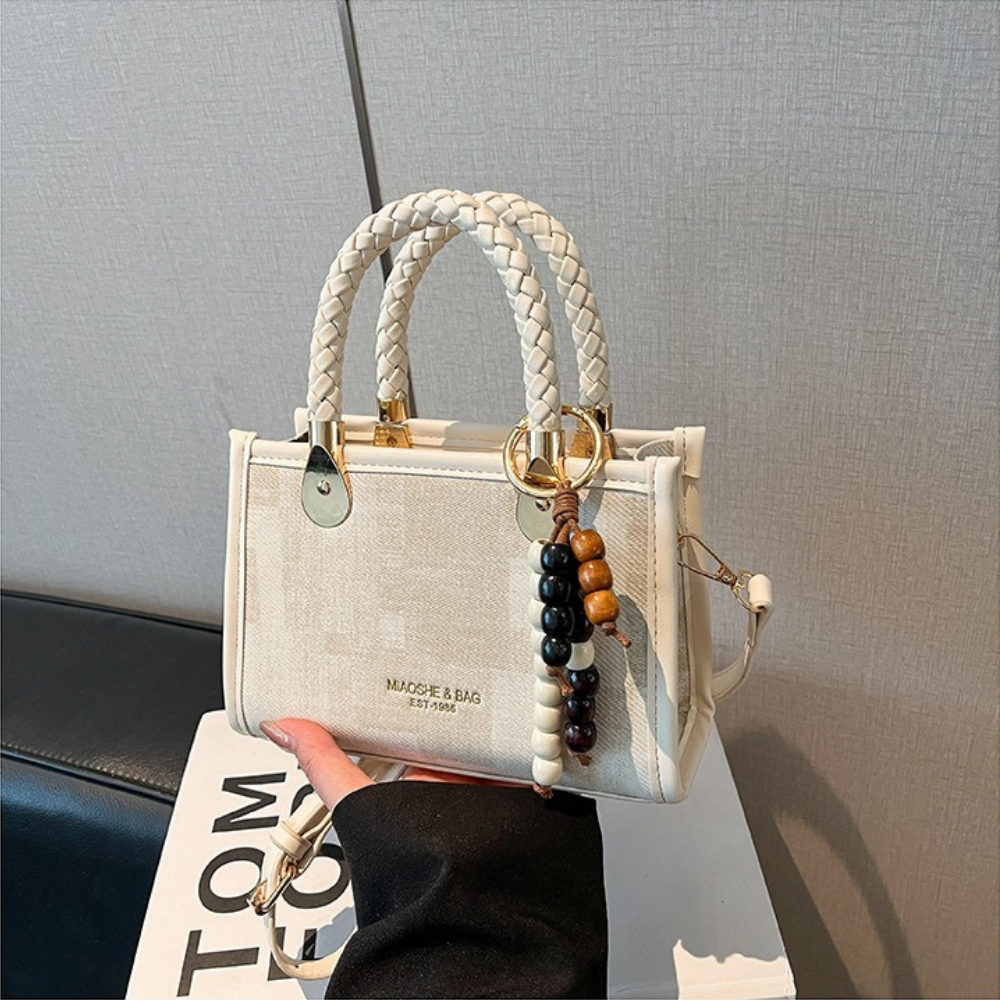 Capucine Braided Handle Mini Handbag