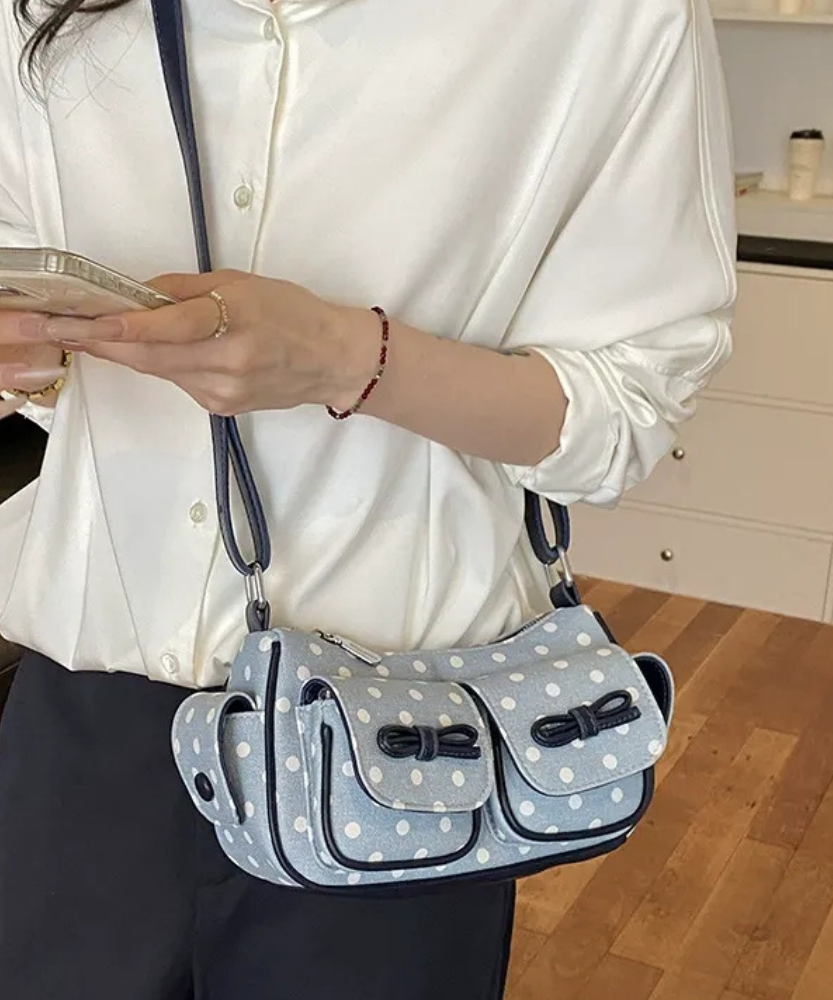 Arquina Bow Pocket Shoulder Bag