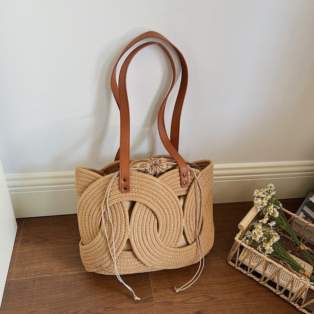 Tyvera Woven Shoulder Bag