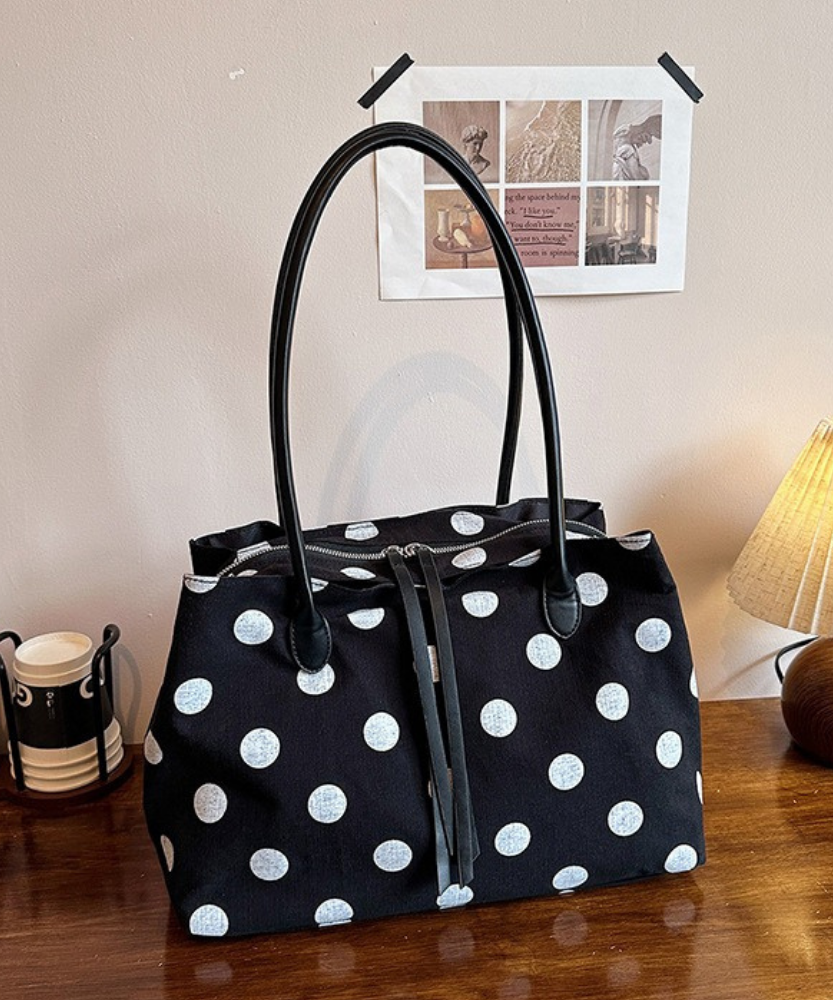 Perlina Polka Dot Tote Bag