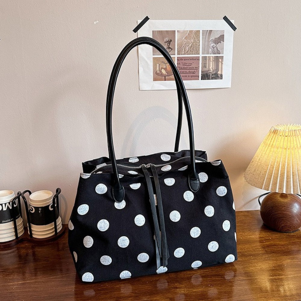 Perlina Polka Dot Tote Bag