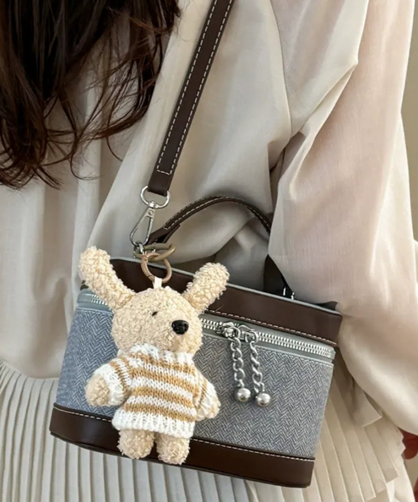 Leporia Bunny Charm Mini Handbag