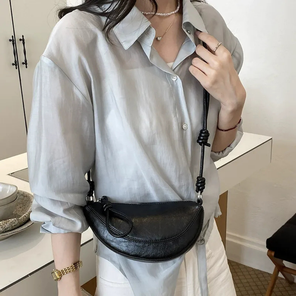 Cyralie Metallic Shoulder Bag