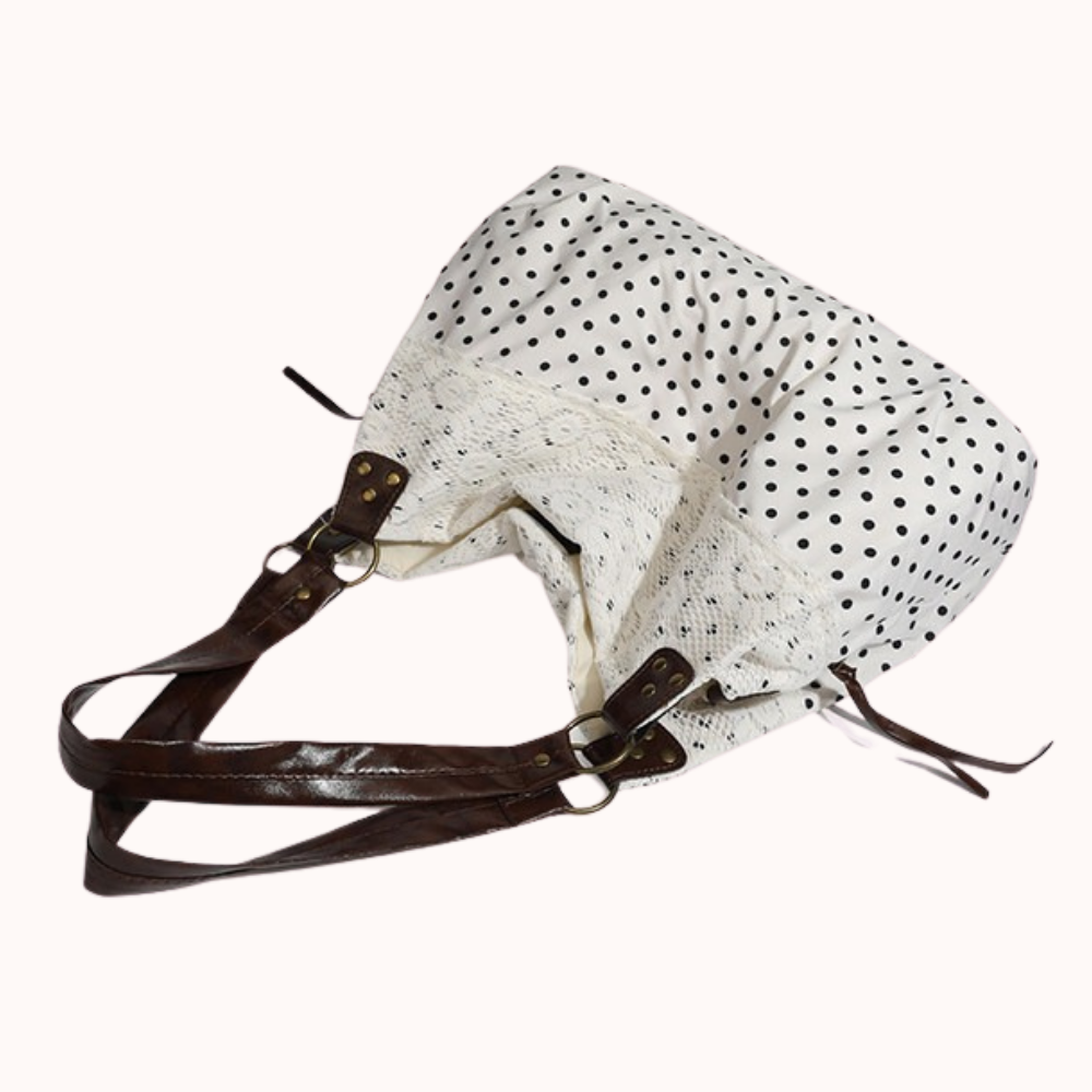 Nivoria Polka Dot Shoulder Bag