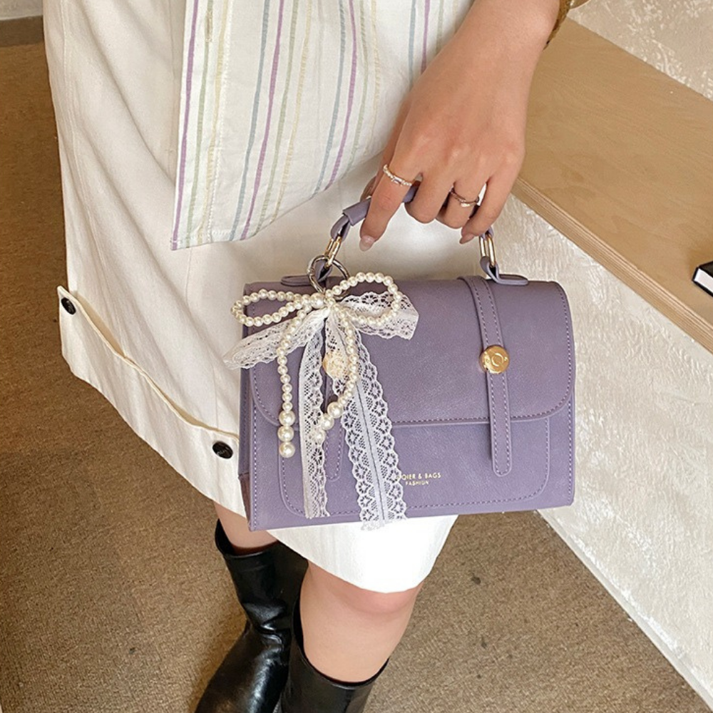Vessara Top Handle Flap Bag