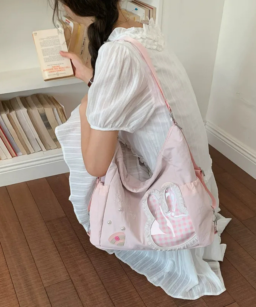 Lusette Bunny Patch Shoulder Bag