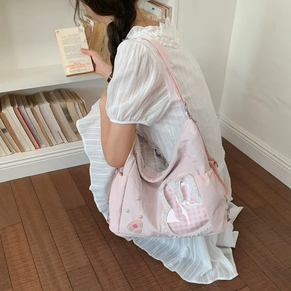 Lusette Bunny Patch Shoulder Bag