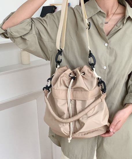 Bellance Vegan Leather Crossbody Bucket Bag